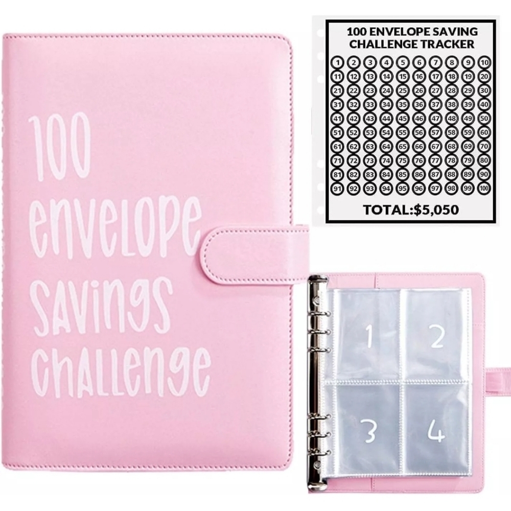 100 Envelope Money Savings Challenge Budget Binder